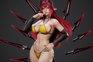 Unreal Engine – Daemon Girl – Game Ready UE1446