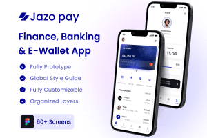 UI8 – Jazopay – Investments & Finance App UI Kit U1390