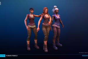 Unreal Engine – Modular Fantasy Stylized Human Female UE1466