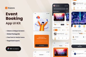 UI8 – Evenro – Event Booking App U1233