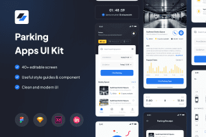 UI8 – Parken – Parking Apps UI KIT U1411