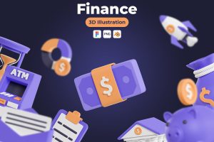 UI8 – Finance 3D Icons U1369