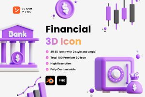 UI8 – Financial 3D Icon U1370