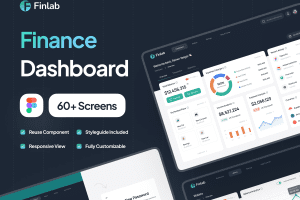 UI8 – Finlab – Finance Dashboard UI Kit U1242