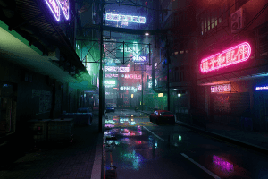 Unreal Engine – Neon City Complete pack UE1502