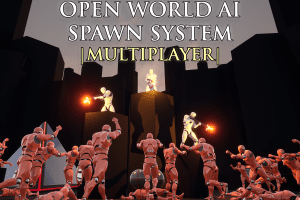 Unreal Engine – Open World AI Multiplayer Spawn System UE1634