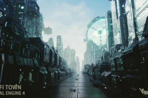Unreal Engine – SCIFI TOWN UE1488