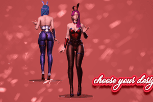 Unreal Engine – Bunny – Cute Fighting Anime Warrior Girl Realistic MMORPG FPS Stylized Character UE1340