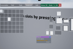 Unreal Engine – Inventory 3D UE1360