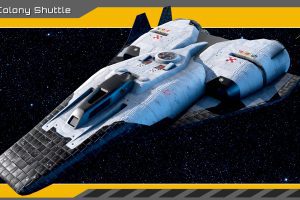 Unreal Engine – SciFi Colony Shuttle Spaceship with Flight System UE1533