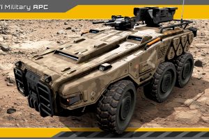 Unreal Engine – SciFi Military APC UE1534