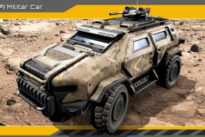 Unreal Engine – SciFi Military Car UE1535