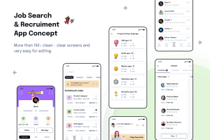 UI8 – Jobby – Job Finder App UI Kit U1263