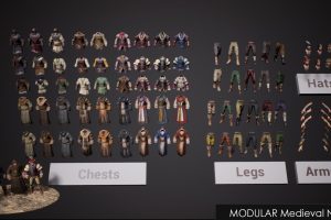 Unreal Engine – Modular Medieval NPC UE1554