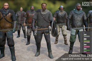 Unreal Engine – Modular Medieval Warrior 01 UE1555