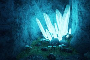 Unreal Engine – Crystal Mines – Scene and Assets UE1341