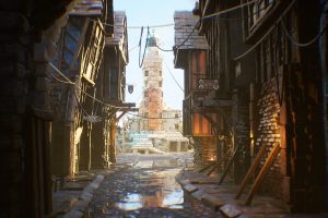 Unreal Engine – Medieval Town Street Environment Kit UE1590
