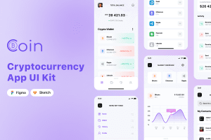 UI8 – Coin Cryptocurrency App U1217