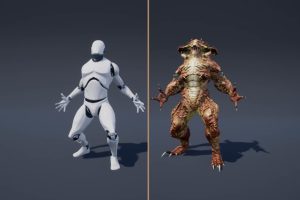 Unreal Engine – 41 Animations For Monsters UE2352
