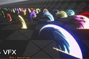 Unreal Engine – M5 VFX RPG1. Sword Trails(Niagara) UE1613