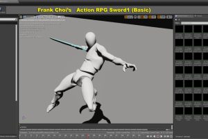 Unreal Engine – Frank Action RPG Sword 1 Basic Set UE2385