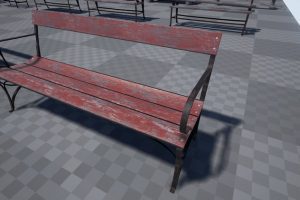 Unreal Engine – Old Bench Pack UE2421