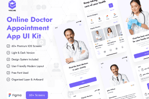 UI8 – Online Doctor Appointment App UI Kit U1292