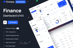 UI8 – Overpay – Finance Dashboard UI Kit U1294