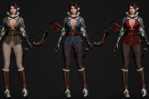 Unreal Engine – Modular Elf Archer Girl UE1367