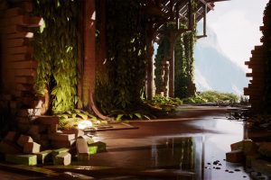 Unreal Engine – Modular Overgrown Village Buildings UE1370