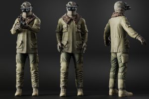 Unreal Engine – modular russian soldier UE1371