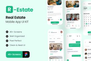 UI8 – R-Estate – Real Estate App UI Kit U1418