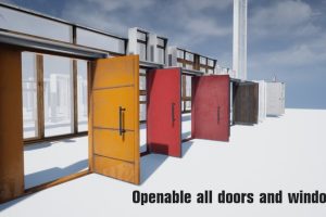 Unreal Engine – Doors and Windows collection UE2285