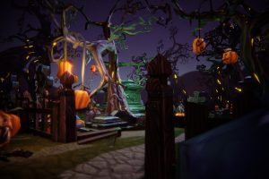 Unreal Engine – Halloween Cemetery Set UE2228