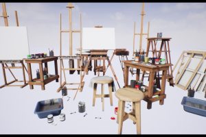 Unreal Engine – High Quality Painting Art Supplies UE2234