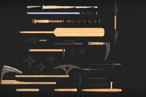 Unreal Engine – Japanese Weapon Collection UE2244