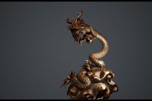 Unreal Engine – Chinese Dragon Statues UE2274