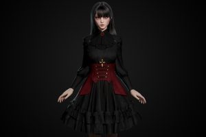 Unreal Engine – Vampire Girl Modular UE2122