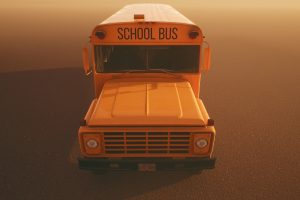 Unreal Engine – HQ Retro School Bus UE2238