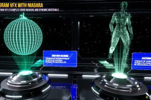 Unreal Engine – HOLOGRAM VFX With Niagara UE2151