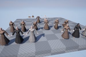 Unreal Engine – Medieval Monk UE1416