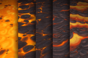 unity – Lava Texture Pack 18 Hand Painted U3082