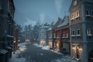 Unreal Engine – Stylized winter city environment UE2757