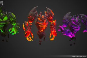Unreal Engine – Stylized Fantasy Lava Elemental UE2478