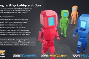 Unreal Engine – Multiplayer Blueprint Lobby Solution UE2898
