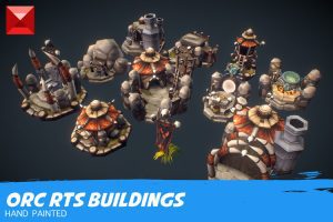 Unreal Engine – RTS Orc Buildings Hand Painted UE2906
