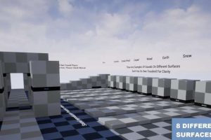 Unreal Engine – Different Footsteps Sound System UE2916