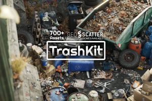 cgtrader– Trash Kit – 3D AssetKit by AssetKit C5554