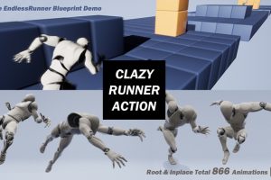 Unreal Engine – CLazy Runner Action Pack UE2499