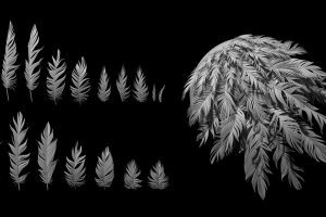 Artstation – Tattered Feathers IMM Brush  C5504